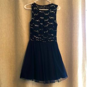 Navy blue dress